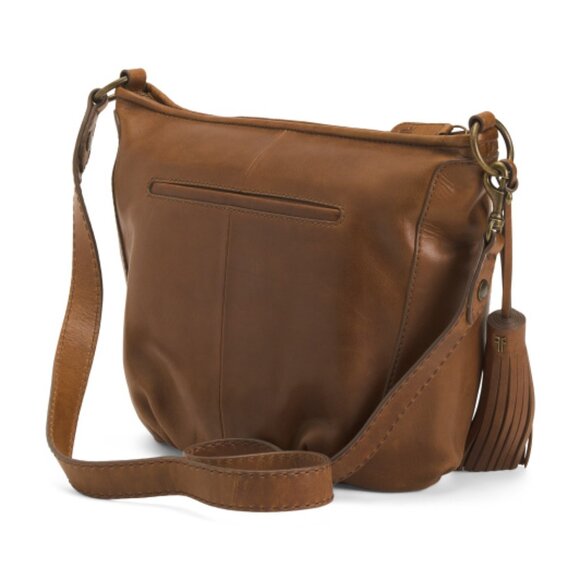 NEW FRYE Oriana Leather Hobo  bag cognac 1465tn - Picture 4 of 4